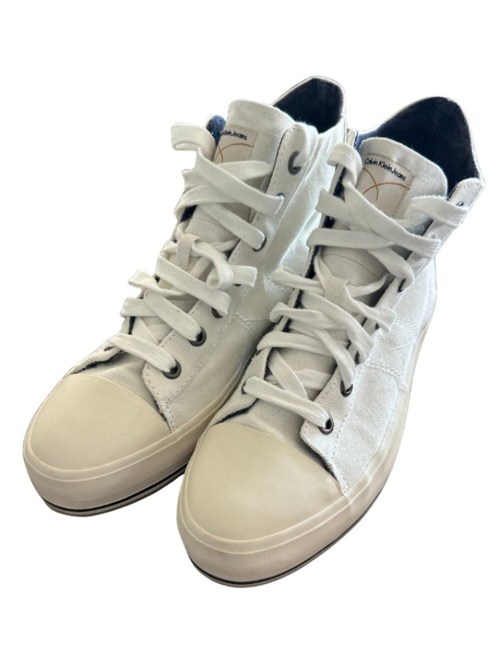 Calvin Klein Canvas High Top Sneakers (Size 9.5)